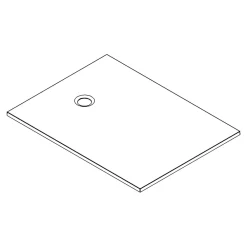 Receveur De Douche|GoodHome Receveur de douche l.90 x L.120 cm blanc antidérapant Leira