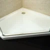Receveur De Douche|Bernstein Receveur de douche pentagonal - 90x90cm et système d'évacuation