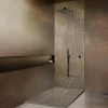 Onbath'S Receveur de douche pierre naturelle ardoise claire 120x90 cm extra plat grille carrée