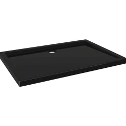 Receveur De Douche|Vidaxl Receveur de douche rectangulaire ABS Noir 70x100 cm