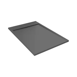 Receveur De Douche|Homesight Receveur de douche rectangulaire en béton, 120 x 80 cm, anthracite,