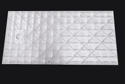 Bernstein Receveur de douche rectangulaire 80x100cm en SMC - 3,7cm de hauteur - sans système d'évacutation