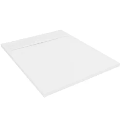 Receveur De Douche|Homesight Receveur de douche rectangulaire en béton, 100 x 80 cm, blanc,