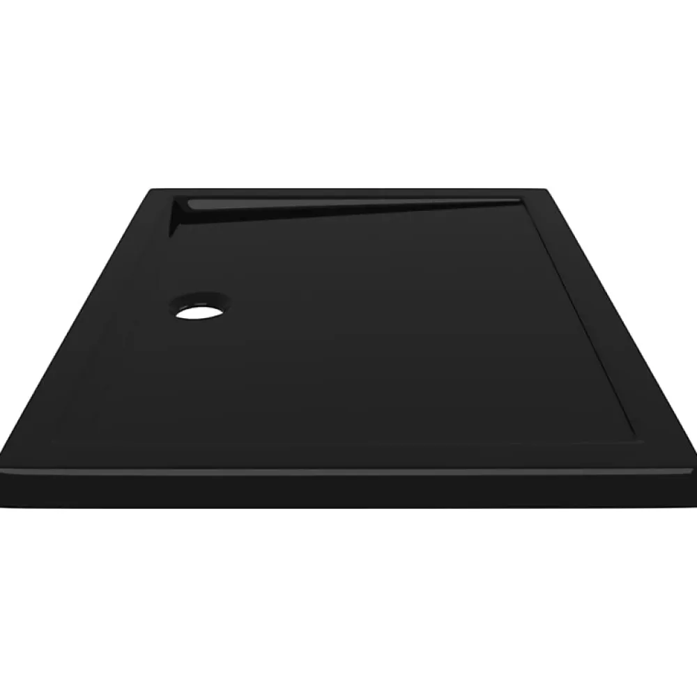 Receveur De Douche|Vidaxl Receveur de douche rectangulaire ABS Noir 70x90 cm