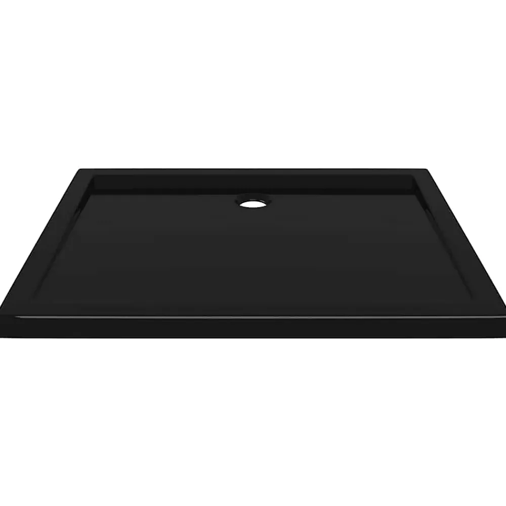 Receveur De Douche|Vidaxl Receveur de douche rectangulaire ABS Noir 70x90 cm