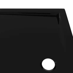 Receveur De Douche|Vidaxl Receveur de douche rectangulaire ABS Noir 70x90 cm