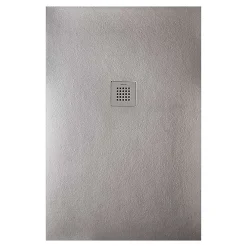 Sanycces Receveur de douche STRATO extra plat, Gris - 110 x 80 cm - Résistant et Facile à installer - Salle de bain - Douche