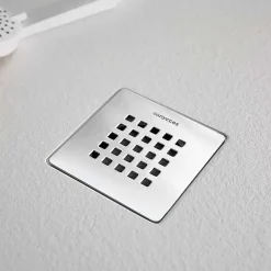Sanycces Receveur de douche STRATO extra plat, Gris - 110 x 80 cm - Résistant et Facile à installer - Salle de bain - Douche