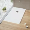 Sanycces Receveur de douche ultra-léger LOGIC - 100 x 70 cm - Blanc - Résistant et Facile à installer - Salle de bain - Douche