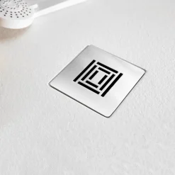 Sanycces Receveur de douche ultra-léger LOGIC - 100 x 70 cm - Blanc - Résistant et Facile à installer - Salle de bain - Douche