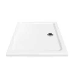 Receveur De Douche|Cuisibane Receveur de douche 100x80 cm acrylique extraplat CRYSTA - Blanc