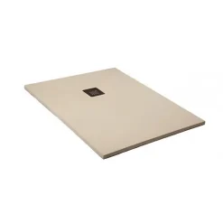 Receveur De Douche|Frascio New Tecnology Receveur de Douche 100X180 cm Ligne Vulcano Fin Blanc Perle Ral 1013 en Résine Synthétique et Poudre de Marbre - FRASCIO