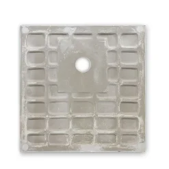 Receveur De Douche|Kiamami Valentina Receveur De Douche 70X70 En Résine Blanche Effet Pierre Avec Paroi De Douche Muse
