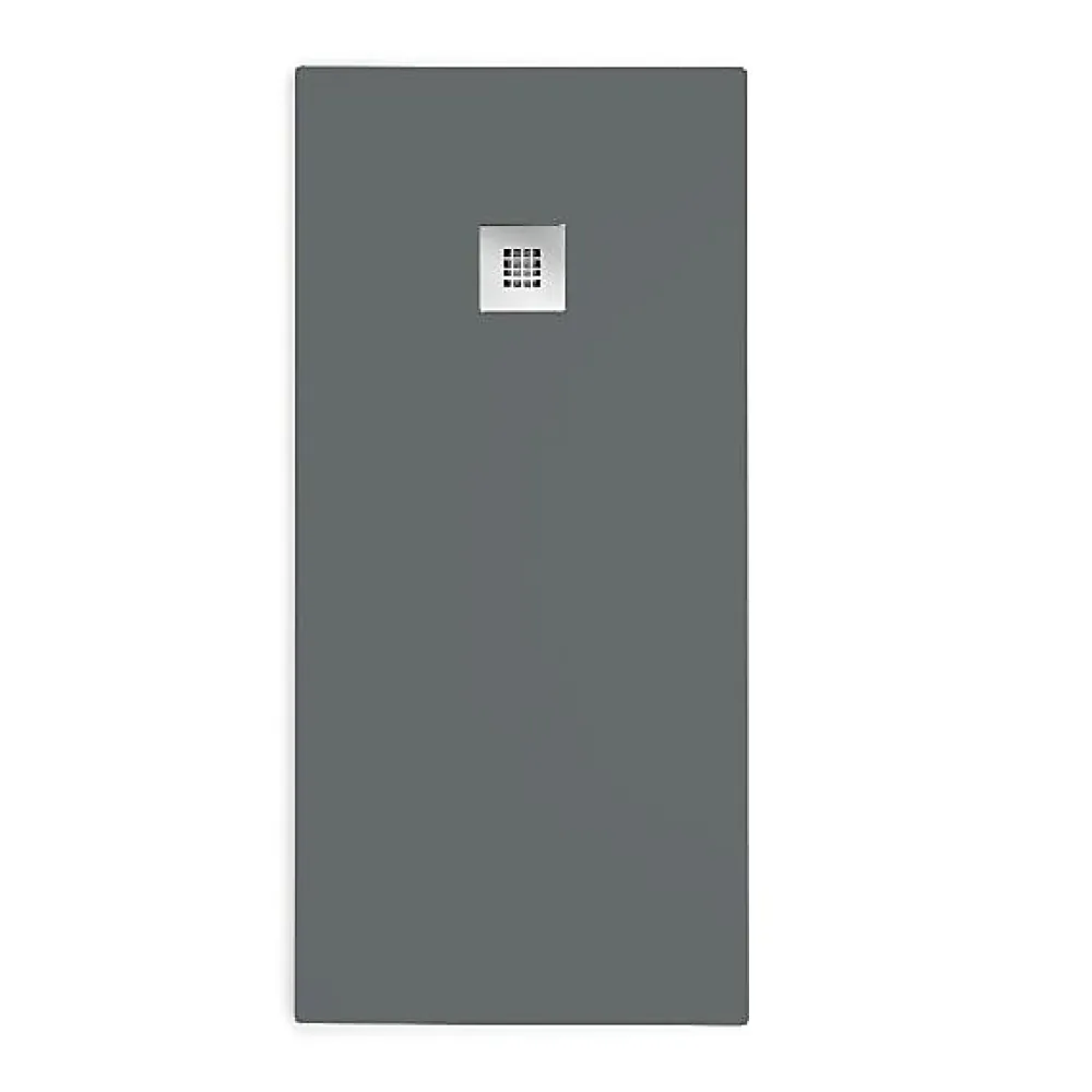 Stano Receveur de douche 90x170cm extra plat MADISON en resine surface ardoisee anthracite