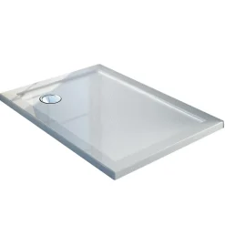 Receveur De Douche| Receveur de douche 70x90x4cm rectangle acrylique avec bordures blanc brillant mod. Flower