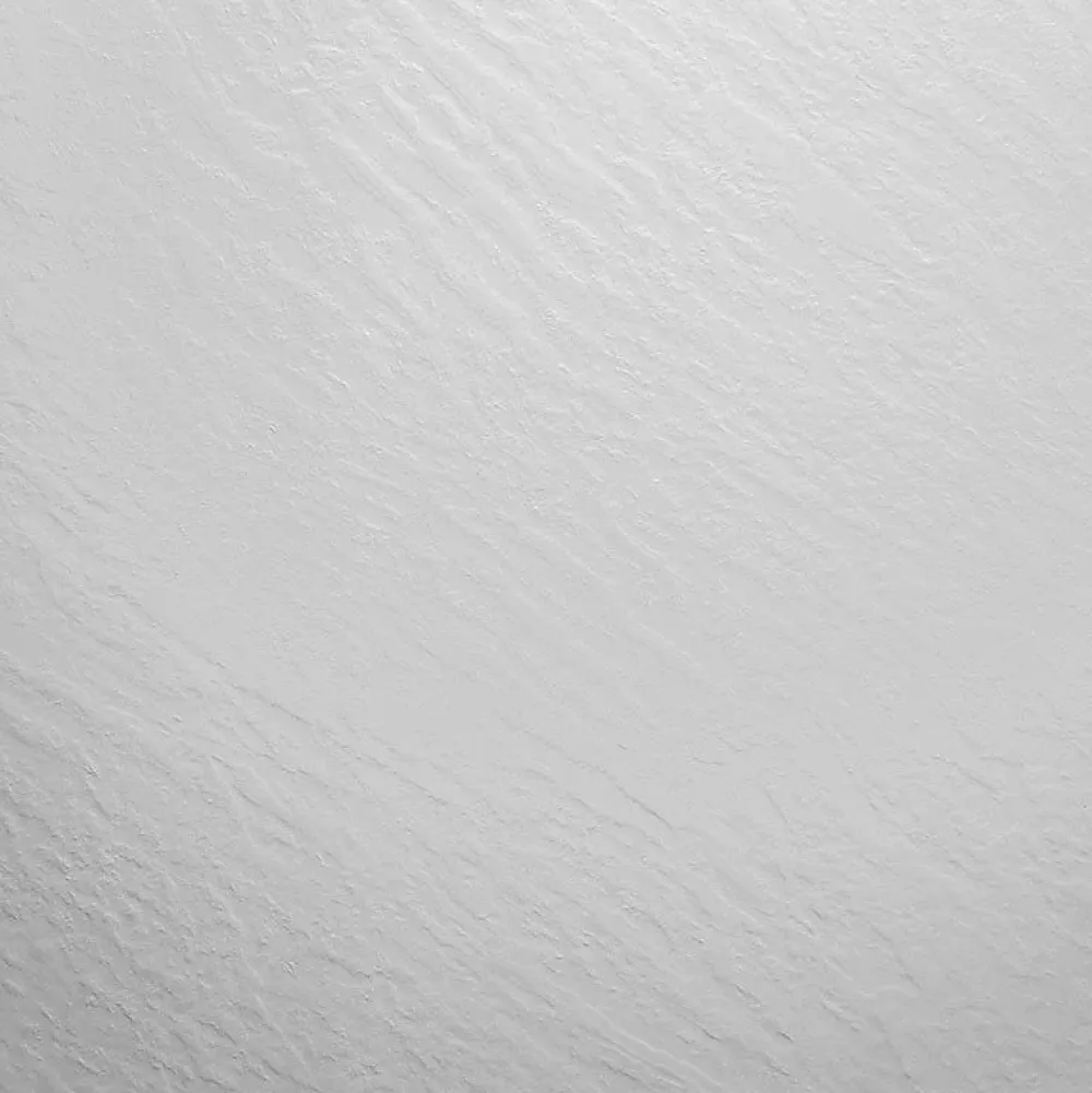 Receveur De Douche|Essebagno Receveur Résine 120 x 80 Façon Ardoise Blanc