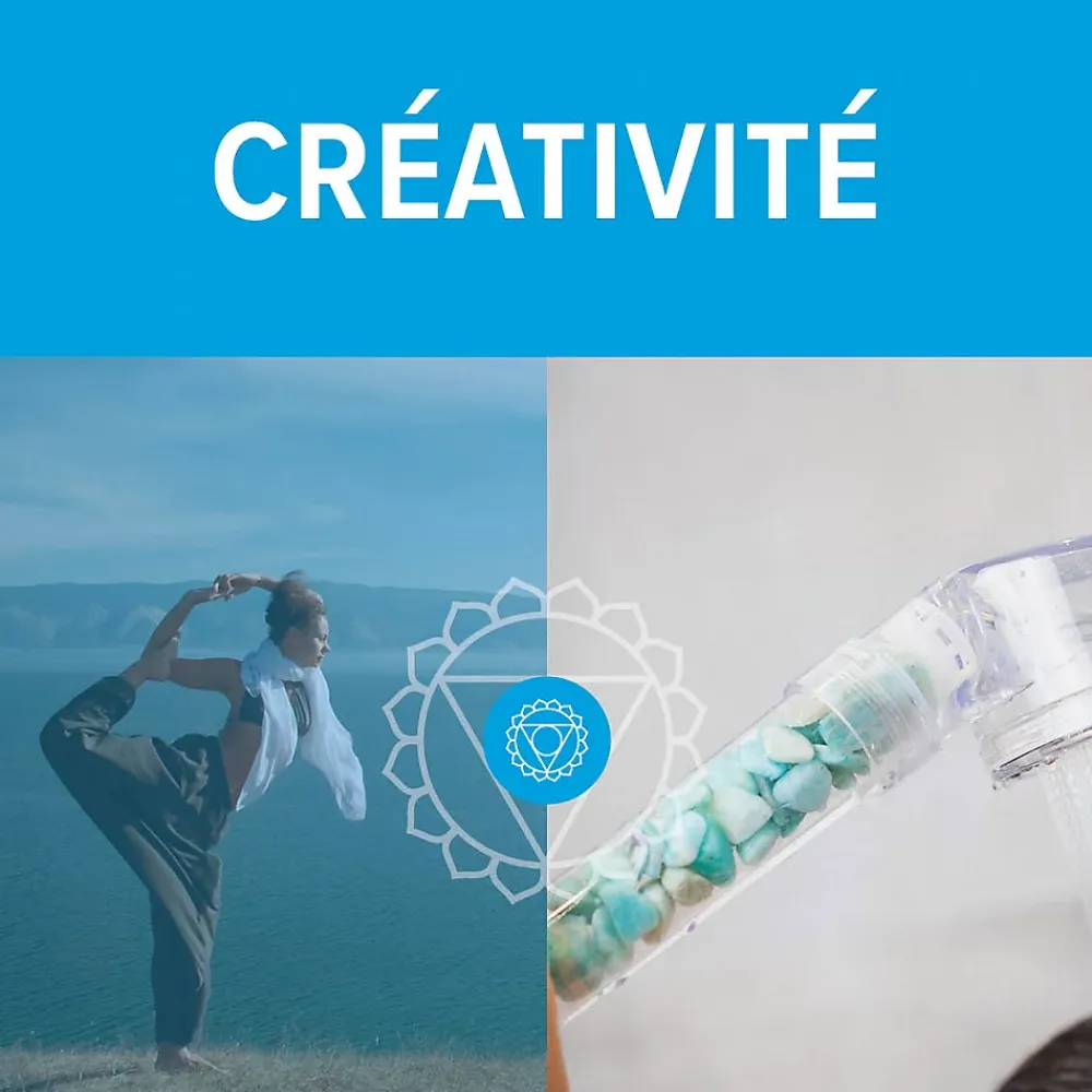 Change your life Recharge Amazonite pour douchette Sérénité 7ChakrasShower