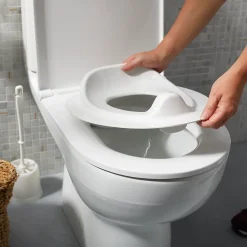 Abattant Wc|GoodHome Reducteur Abattant WC Yalu blanc