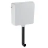 Wc Suspendu|Geberit RESERVOIR AP123 6/9L IND.DISSIMULE BLANC AVEC COUDE - RESERVOIR AP123 6/9L IND.DISSIMULE BLANC AVEC COUDE