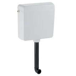 Wc Suspendu|Geberit RESERVOIR AP123 6/9L IND.DISSIMULE BLANC AVEC COUDE - RESERVOIR AP123 6/9L IND.DISSIMULE BLANC AVEC COUDE