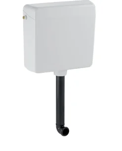 Wc Suspendu|Geberit RESERVOIR AP123 6/9L IND.DISSIMULE BLANC AVEC COUDE - RESERVOIR AP123 6/9L IND.DISSIMULE BLANC AVEC COUDE