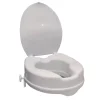 Godonnier Réhausse WC avec couvercle plastique blanc 10 cm