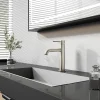 Robinet Lave-Mains|Dileci Robinet à bec court - Nickel brossé,Chrome -