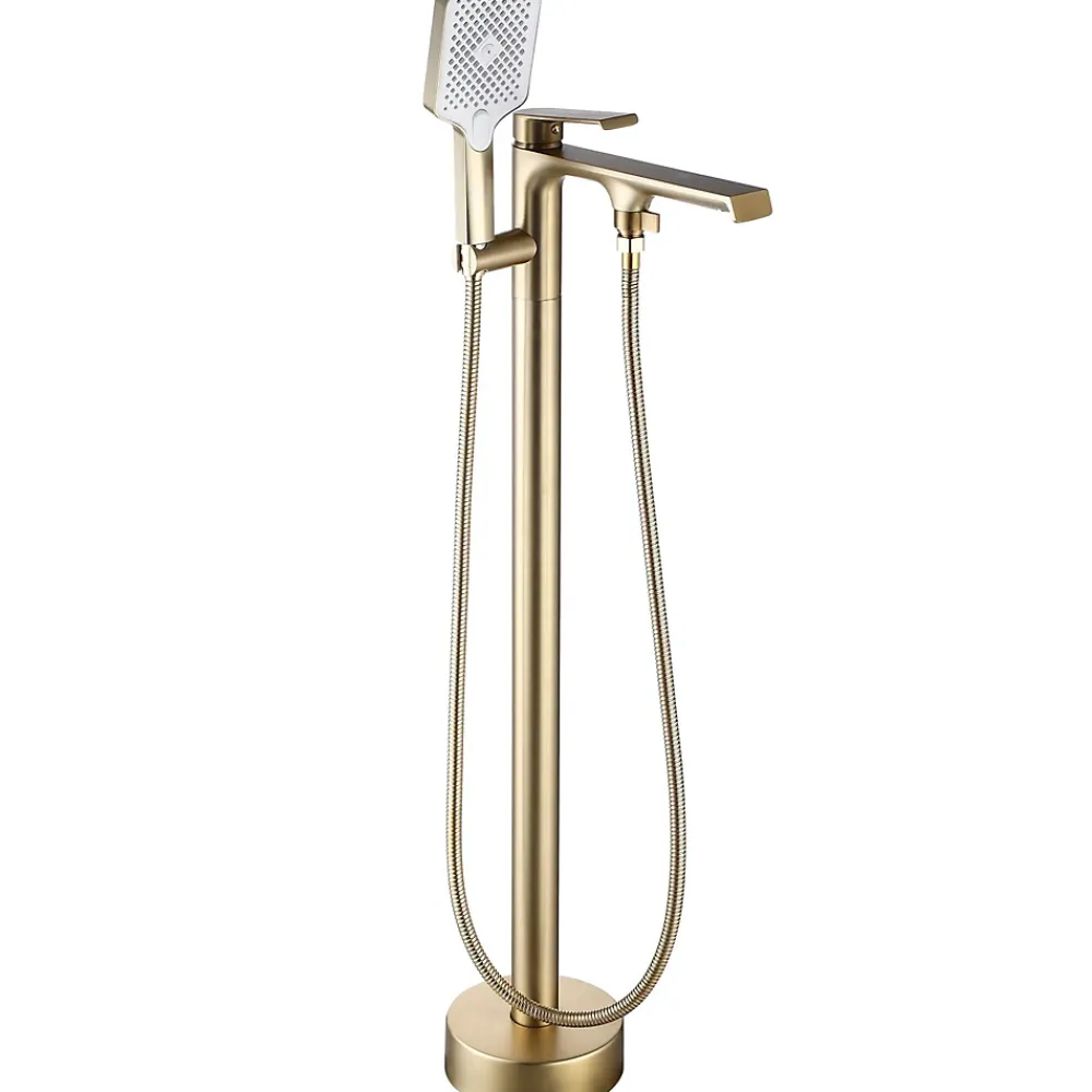 Rea Robinet autoportant Hass Brush Gold