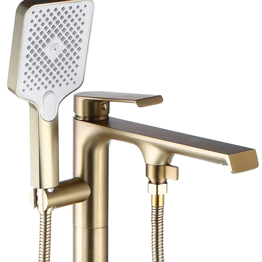 Rea Robinet autoportant Hass Brush Gold
