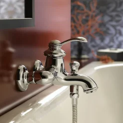 Robinet De Baignoire|Jacob Delafon Robinet baignoire retro Fairfax + nettoyant briochin
