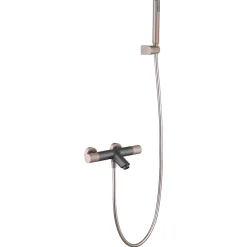 Robinet De Baignoire|Imex Products Robinet baignoiredouche thermostatique en laiton et zama couleur or rose