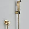 Signature Robinet bidet Doré en Acier Inox Murale Trou Unique