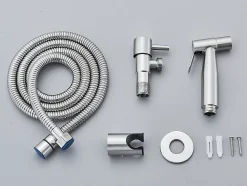 Signature Robinet bidet en Acier Inox Murale Trou Unique
