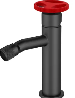 Sea-Horse Robinet Bidet Noir Loftea Noir + Rouge