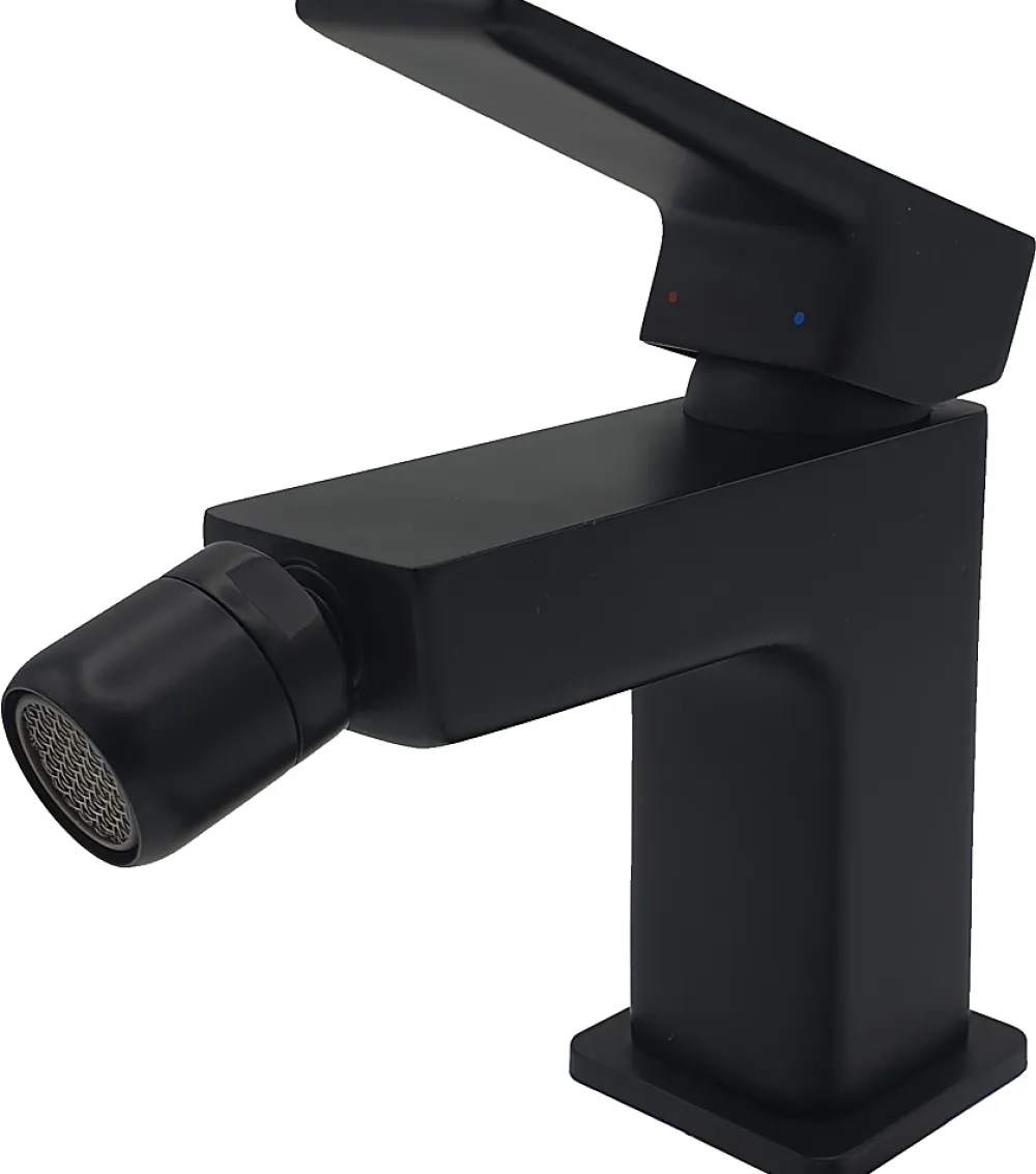 Omnires Robinet Bidet Noir Monocommande Parma