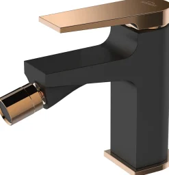 Invena Robinet Bidet Noir Monocommande Midnight