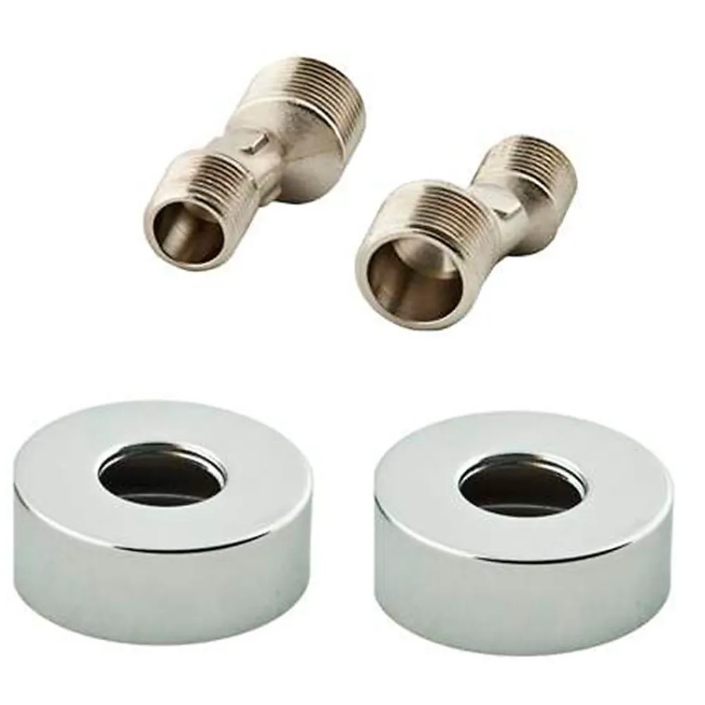 Kibath Robinet colonne sortie bain (robinet seul) thermostatique finition BUS chrome poli en laiton