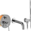 Robinet De Baignoire|Rea Robinet de baignoire encastré Lungo Chrome + box