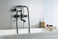 Rea Robinet de baignoire Retro Old Black