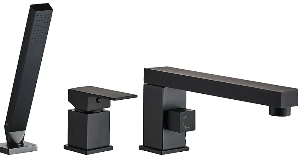 Robinet De Baignoire|Rea Robinet de baignoire Glen Black Trois Parties