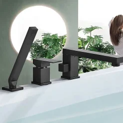Robinet De Baignoire|Rea Robinet de baignoire Glen Black Trois Parties