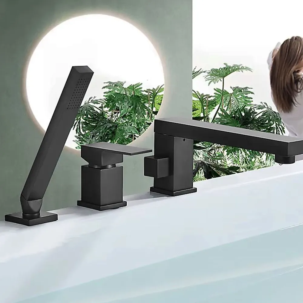 Robinet De Baignoire|Rea Robinet de baignoire Glen Black Trois Parties