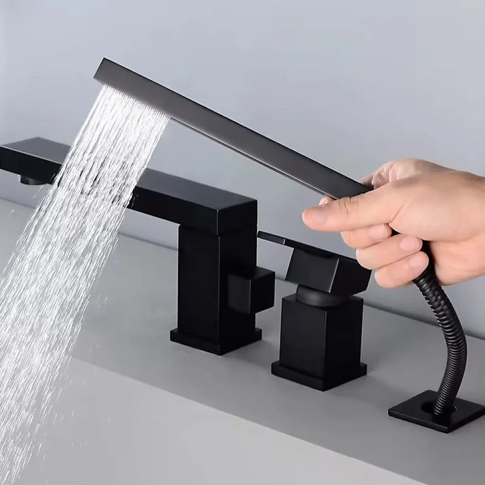 Robinet De Baignoire|Rea Robinet de baignoire Glen Black Trois Parties