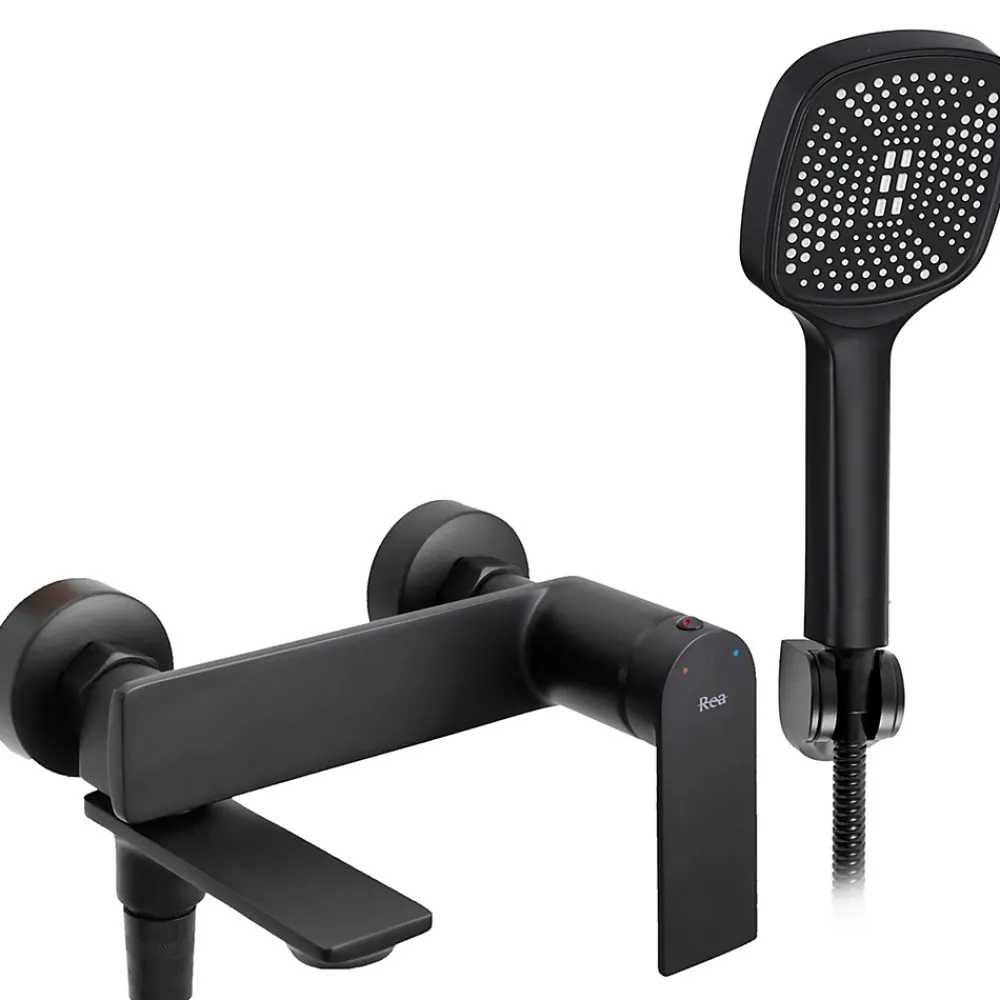 Rea Robinet de baignoire Storm Black
