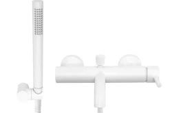 Rea Robinet de baignoire Lungo White Matt