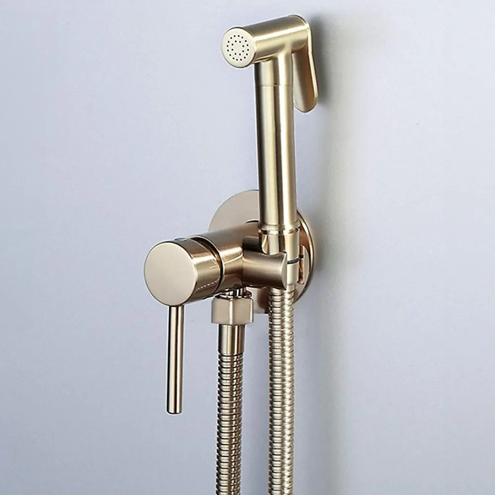Rea Robinet de bidet encastré Lungo loop gold brush