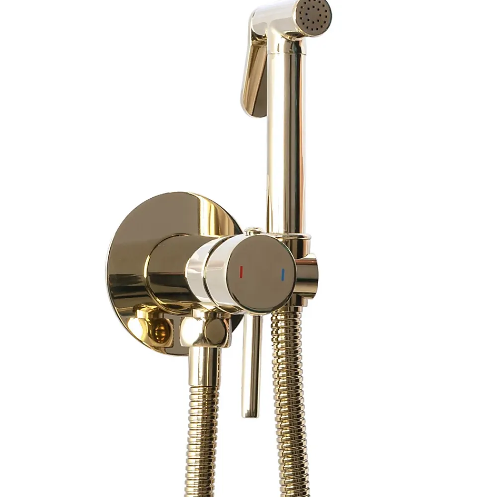 Rea Robinet de bidet encastré Lungo loop gold