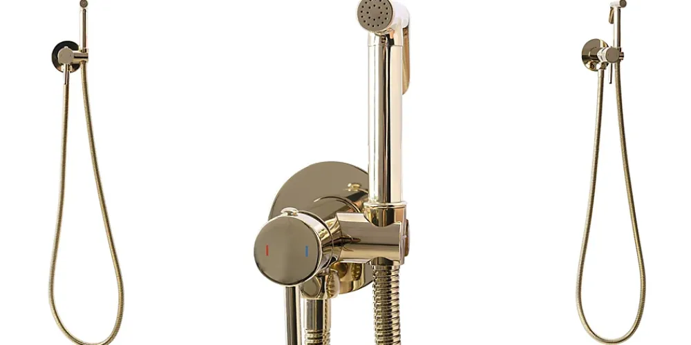 Rea Robinet de bidet encastré Lungo loop gold
