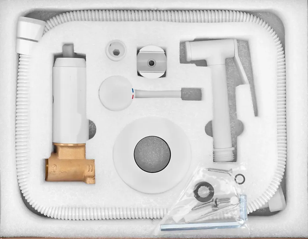 Rea Robinet de bidet encastré Lungo loop white