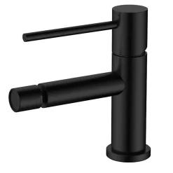Kibath Robinet de bidet monocommande ZUNI, finition noir mat, en laiton